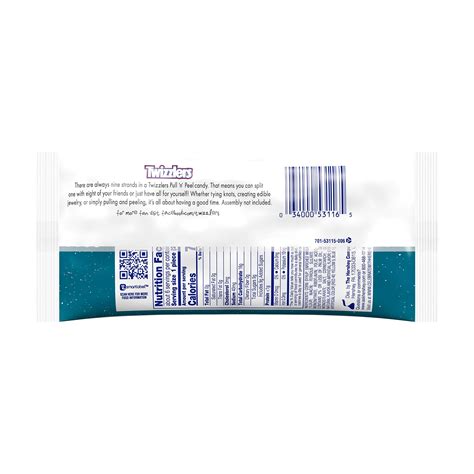 Buy TWIZZLERS, PULL 'N' PEEL, Assorted Fruit Flavored, Chewy Candy ...