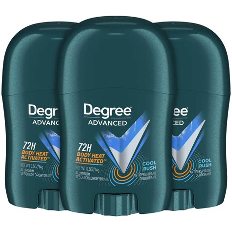 Amazon.com : Degree Men’s Travel Deodorant 3-Pack – 72H Body Heat ...