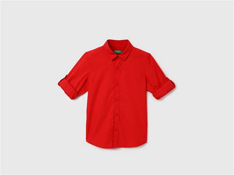 Regular Fit Spread Collar Solid Shirts – United Colors of Benetton Store
