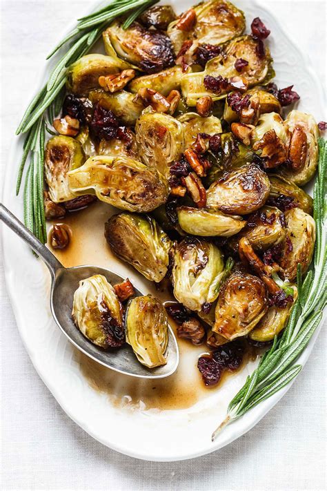 Roasted Brussels Sprouts Recipe with Honey Balsamic Glaze — Eatwell101