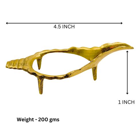 BRASS POOJA SHANKH HOLDER | CONCH STAND | SHANKHKAAL – Alackal Bell Metals
