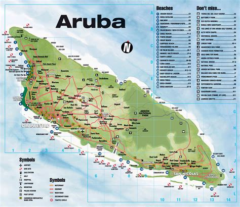Aruba On Map Of World - Oconto County Plat Map