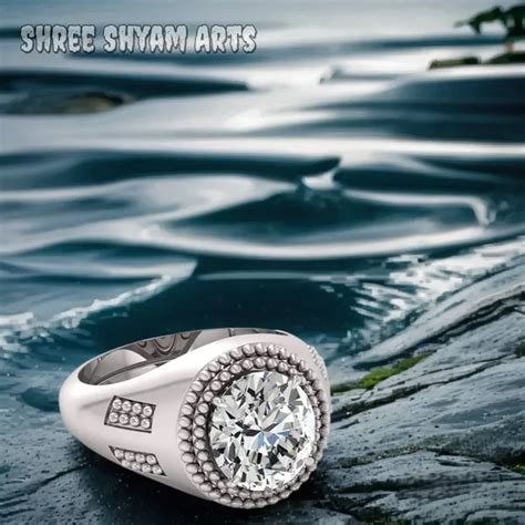 VILOXO (SHREE RADHEY TRADERS) White Zircon Gemstone Silver Plated ...