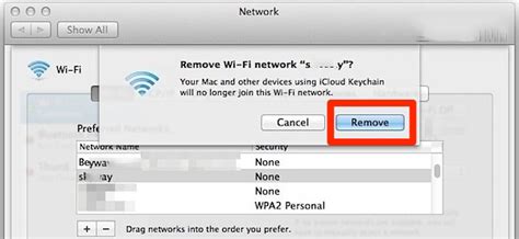 Image result for Remove WiFi Networks