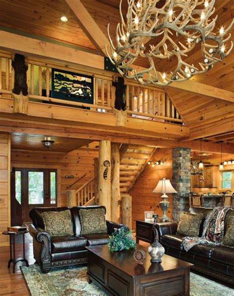 Log Home Decorating 的图像结果