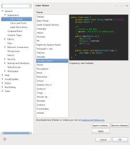 Python Light Color for Eclipse 的图像结果