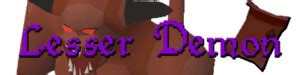Image result for Lesser Demons Cannon OSRS