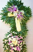 Image result for Funeral Cross Flower Wreath