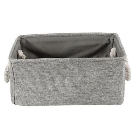 Buy Foldable Linen Storage Box Bins Fabric Organizer Organize Office ...