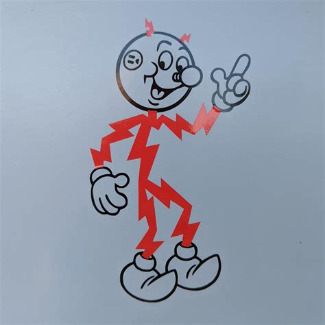 Reddy Kilowatt Decal Sticker – Atomic Decals