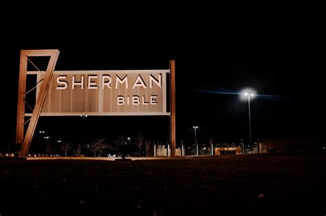About Us — Sherman Bible Church