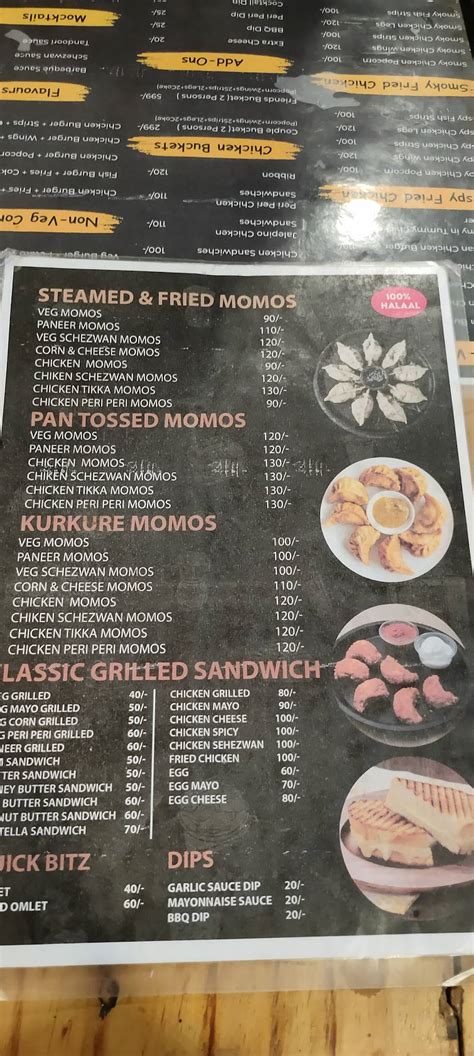 Menu at Frenzy shawarma zone, Hyderabad