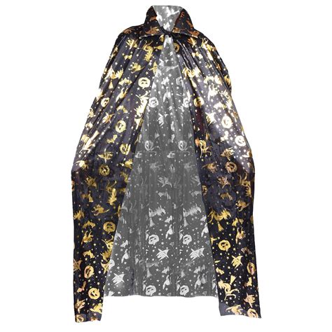 Partysanthe Halloween Shining Cape Adults Witch Wizard Cloak Fairy Robe ...