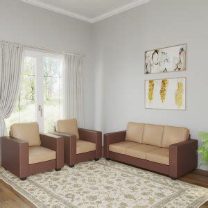 WESTIDO Emporio Fabric 3 + 1 + 1 Sofa Set Price in India - Buy WESTIDO ...