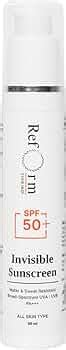 Reform Your Skin: Invisible Lightweight Gel Sunscreen SPF 50+ | No ...