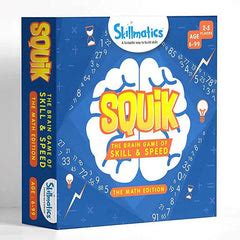 Buy Skillmatics Squik - The Brain Game of Skill and Speed - The Math ...
