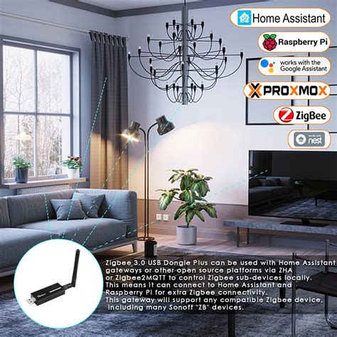 Buy Wireless USB Dongle,Universal Zigbee Gateway Adapter with Antenna ...