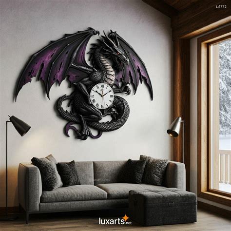 Dragon Wall Clock | Creative, Unique & Handcrafted Wall Clocks - LuxArts