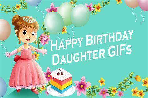 Animated Birthday Wishes For Daughter