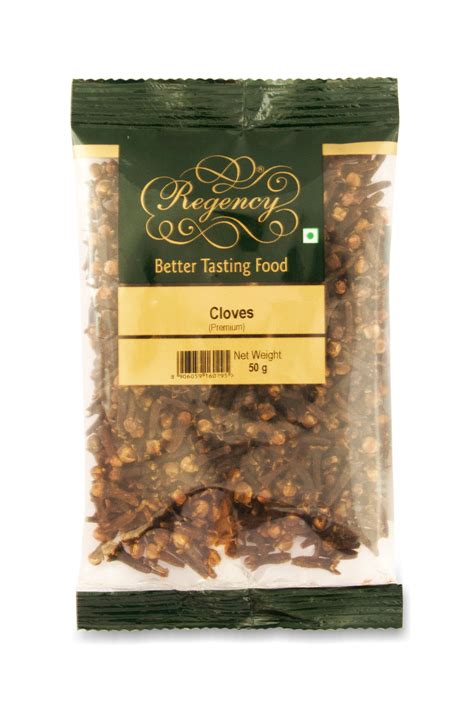 Purchase Cloves (Laung) Online in 50g & 200g Packet – Regency Snacks