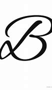 Image result for Swirled Calligraphy Letter B