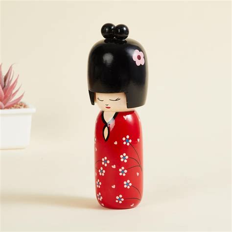 Buy Art Of Aisa Red Decorative Doll Figurine from Home Centre at just ...