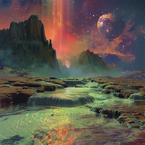 Image result for Alien Landscape Paintings