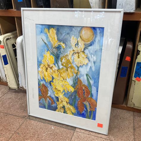 14 1/4 x 18 1/4 Daffodil Watercolor - Ballard Reuse