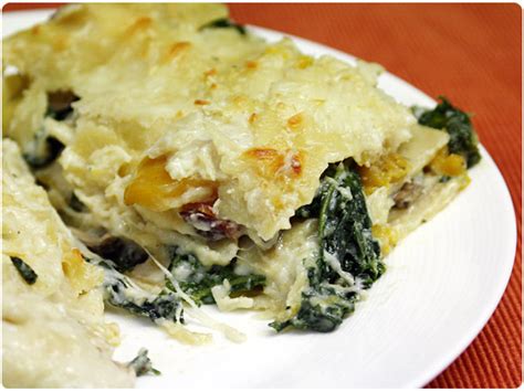 Vegetable Lasagna with White Sauce