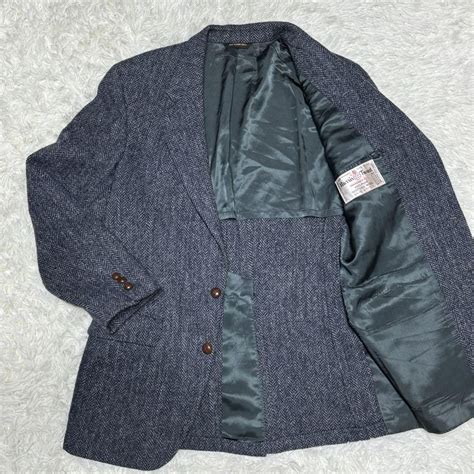 Rare Harris Tweed Tweed Jacket, herringbone, walnut b… - Gem