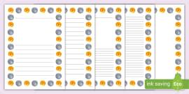 Sunshine Page Border | Page Borders | Twinkl (teacher made)