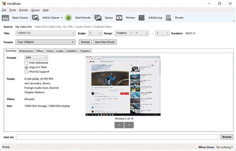 Image result for How to Use Handbrake for Video Compression