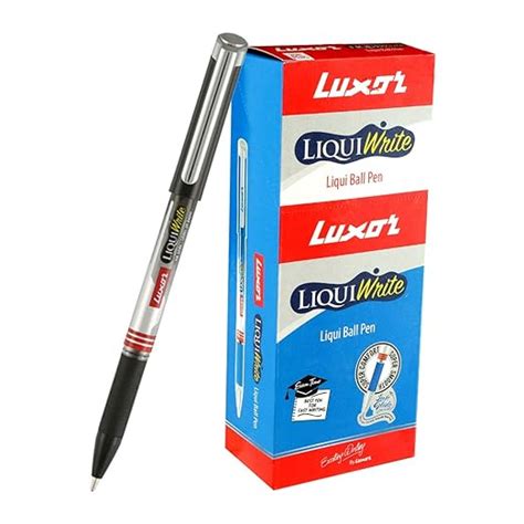Luxor Liquiwrite Ball Pen Black (20's Box): Amazon.in: Office Products