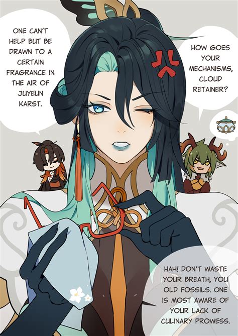 cloud retainer, xianyun, moon carver, and mountain shaper (genshin ...