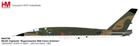 RA-5C Vigilante "Experimental SEA Camo Scheme" 150834/604, RVAH-13 ...