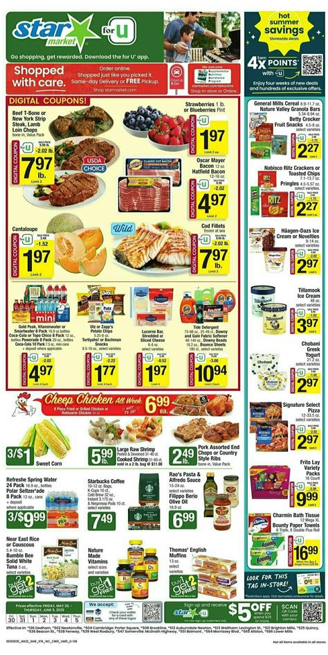 Star Market Flyer from May 30