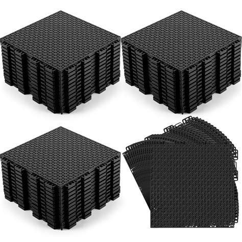 Amazon.com: Thyle 50 Pack Interlocking Rubber Floor Tiles Non Slip ...