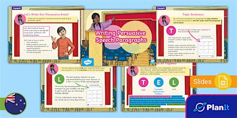 Phase 2 Speeches Lesson 5: Persuasive Speech Paragraphs