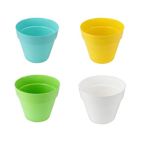 Kraft Seeds Planter Bold Ardhan Round Solid Look and Feel Pots for Home ...