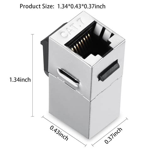 Phizli CAT7 Keystone Jack, High-Speed Ethernet Coupler India | Ubuy