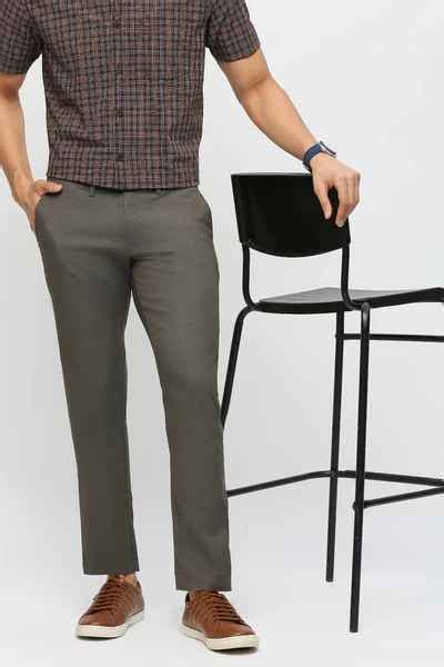 BASICS Mens DARK BROWN TAPERED TROUSER 23BTR51631 FF – OMG Retails