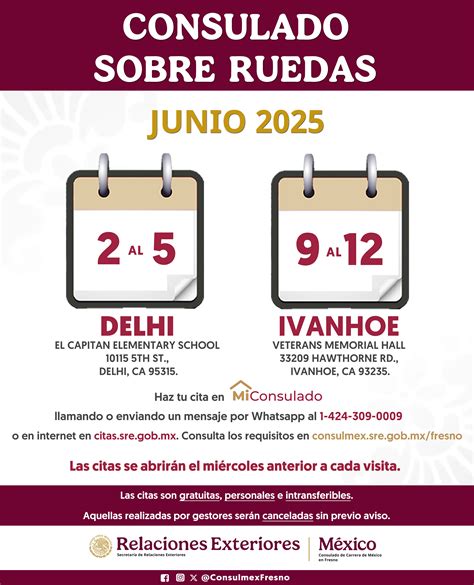 Consulado Sobre Ruedas Junio 2025