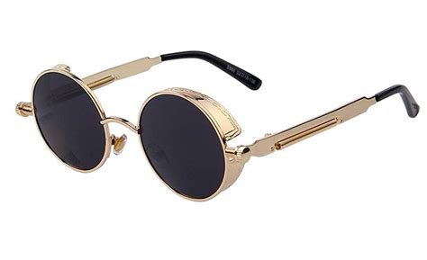Buy HAZON Premium Metal Round UV Protected Sunglasses | Tony Stark ...