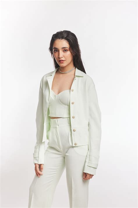 Emma Crop Shacket – Gatsby Collection