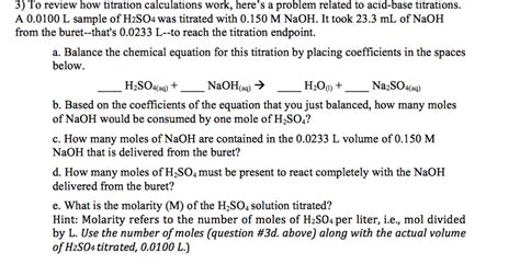 Titrations Sample Problems 的图像结果