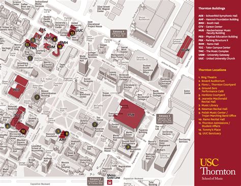 Usc Campus Map