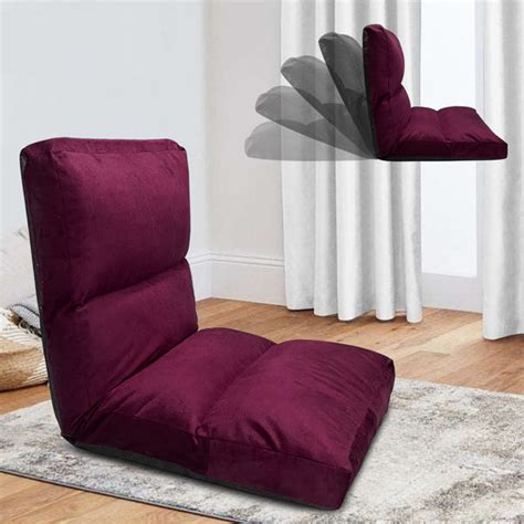 Kawachi Reclining Floor Chair for Living Room, Meditation Chair ...
