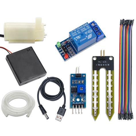 Electronic Spices Combo of Soil Moisture Sensor | Water Pump for ...