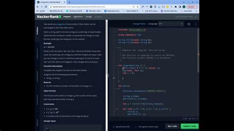 Image result for HackerRank Anagram Answer