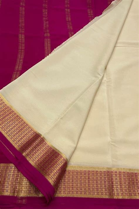 20% Off Pastel Mysore Crepe Silk Saree